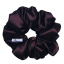 Scrunchie saténová gumička do vlasů - Chocolate