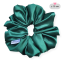 Scrunchie saténová gumička do vlasů - Chives - Velikost gumičky: 👸🏼Princess - vel. ⌀12cm