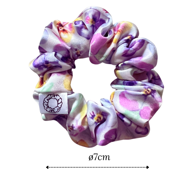 Dětské saténové gumičky do vlasů | Macešky