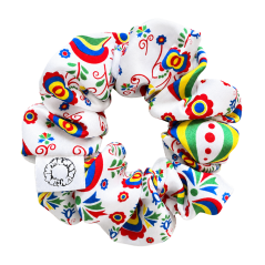 Mini saténové gumičky do vlasů 2ks | Folklór