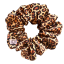 Scrunchie saténová gumička do vlasů - Cheetah Muse