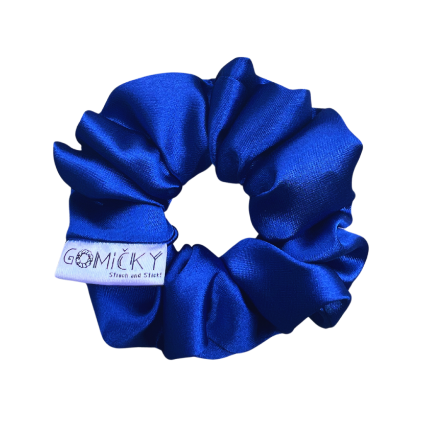 Dětské saténové gumičky do vlasů | Lobelie 2ks