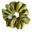 Scrunchie saténová gumička do vlasů - Mossy - Velikost gumičky: 👩🏼‍🦱 Lady - vel. ⌀8cm