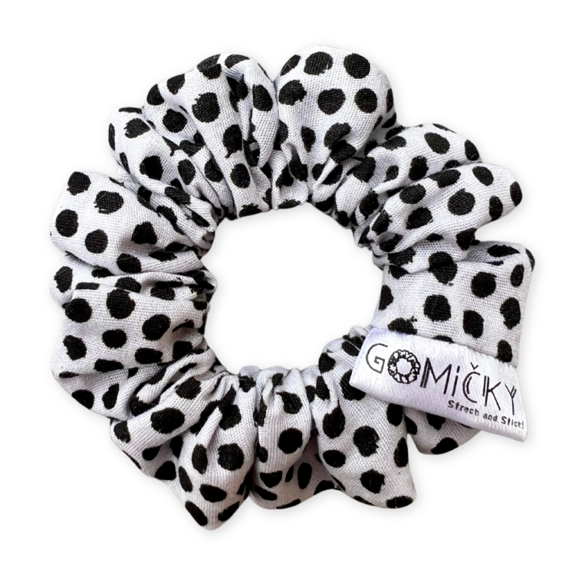 Dětské látkové gumičky do vlasů | Dalmatin 2ks