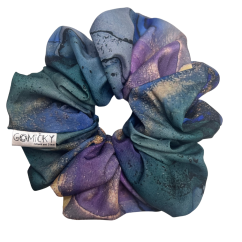 Scrunchie Silky gumička do vlasů - Mineral Marble