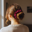 Scrunchie saténová gumička do vlasů - Carmen