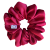 Scrunchie saténová gumička do vlasů - Berry Rebel