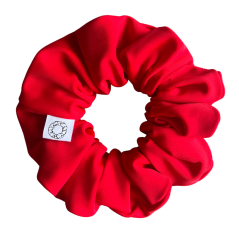 Scrunchie gumička do vlasů z plavkoviny - Strawberry