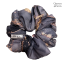 Scrunchie Silky gumička do vlasů - Grey Marble