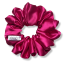 Scrunchie saténová gumička do vlasů - Magenta