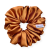Scrunchie saténová gumička do vlasů - Copper