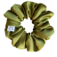 Scrunchie saténová gumička do vlasů - Mossy - Velikost gumičky: 👩🏼‍🦱 Lady - vel. ⌀8cm