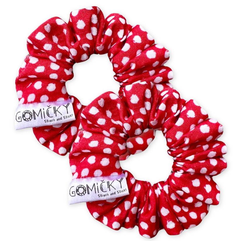 Dětské látkové gumičky do vlasů | Minnie 2ks