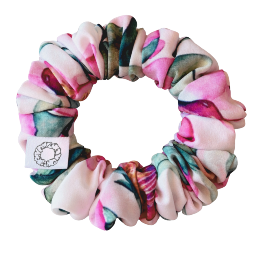 Látková Scrunchie gumička do vlasů - Eonar - Velikost gumičky: 👸🏼Princess - vel. ⌀12cm
