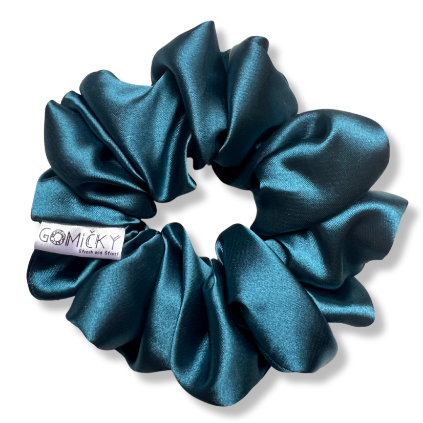 Scrunchie saténová gumička do vlasů - Cara