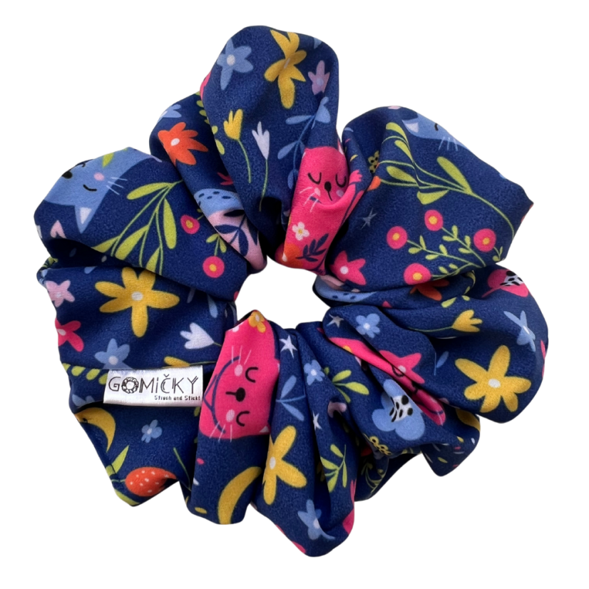 Scrunchie Silky gumička do vlasů - Floresita