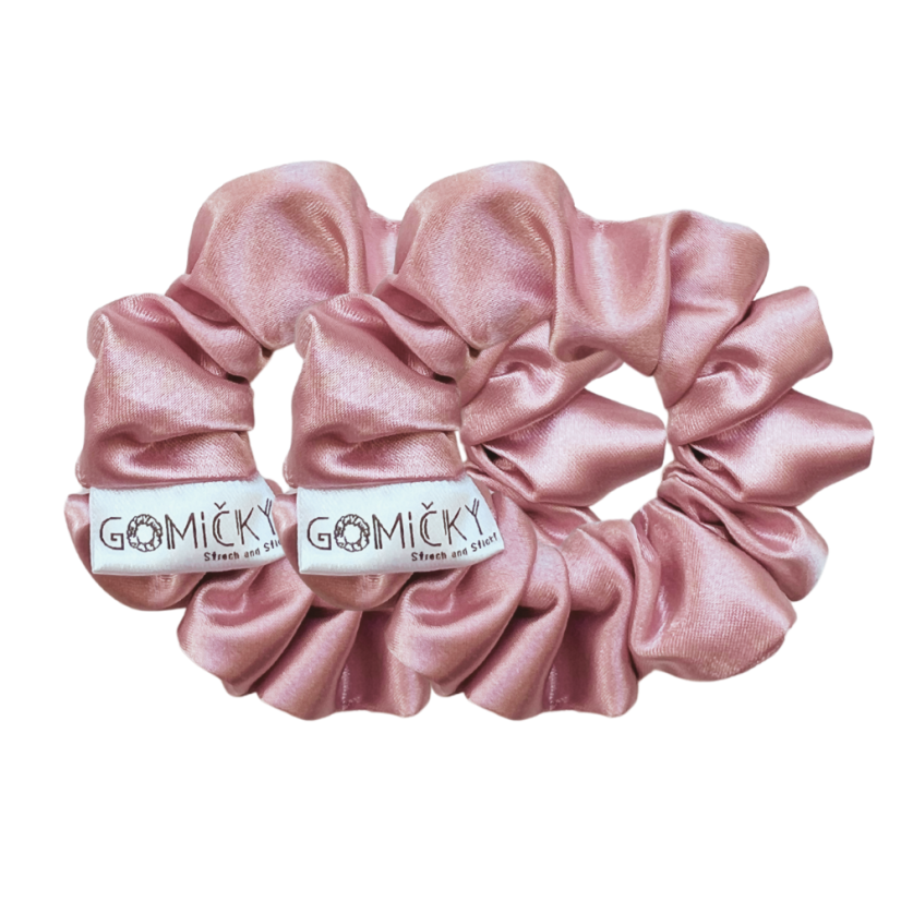 Dětské saténové gumičky do vlasů | Ballerina 2ks