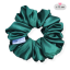Scrunchie saténová gumička do vlasů - Chives - Velikost gumičky: 👸🏼Princess - vel. ⌀12cm