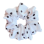 Scrunchie saténová gumička do vlasů - Dots - Velikost gumičky: 👩🏼🦱 Lady - vel. ⌀8cm