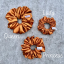 Scrunchie saténová gumička do vlasů - Copper
