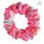 Scrunchie Saténová gumička do vlasů - Pinky Marble