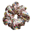 Scrunchie saténová gumička do vlasů - Folklór - Velikost gumičky: 🫅🏻Queen - vel. ⌀15cm