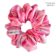 Scrunchie Saténová gumička do vlasů - Pinky Marble