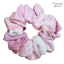 Scrunchie Silky gumička do vlasů - Pink Marble - Velikost gumičky: 👩🏼‍🦱 Lady - vel. ⌀8cm