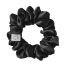 Černá saténová gumička do vlasů | Onyx - Velikost gumičky: 🫅🏻Queen - vel. ⌀15cm