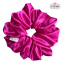 Scrunchie saténová gumička do vlasů - Fuchsia