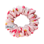 Scrunchie saténová gumička do vlasů - Strawberry - Velikost gumičky: 🫅🏻Queen - vel. ⌀15cm