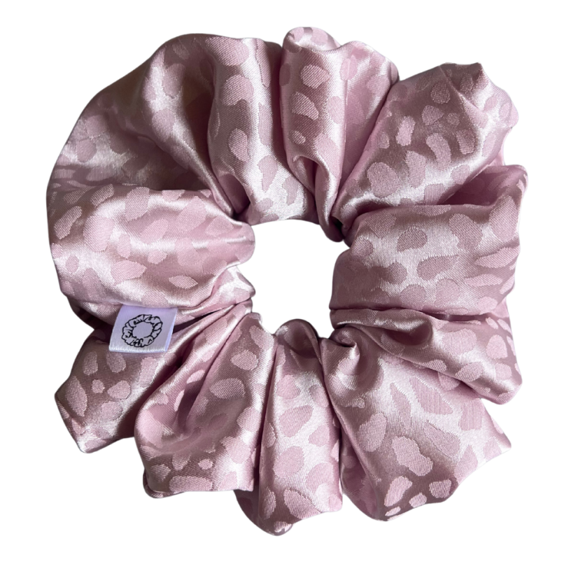 Scrunchie saténová gumička do vlasů - Aurora