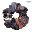 Scrunchie Silky gumička do vlasů - Grey Marble