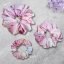 Scrunchie Silky gumička do vlasů - Pink Marble - Velikost gumičky: 👩🏼🦱 Lady - vel. ⌀8cm