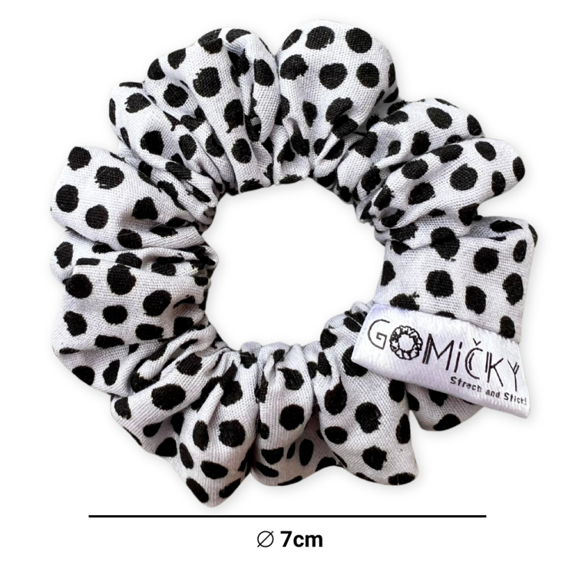 Dětské látkové gumičky do vlasů | Dalmatin 2ks