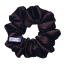 Scrunchie saténová gumička do vlasů - Chocolate