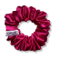 Scrunchie saténová gumička do vlasů - Magenta