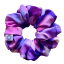 Látková Scrunchie gumička do vlasů - Hortenzie - Velikost gumičky: 👩🏼‍🦱 Lady - vel. ⌀8cm