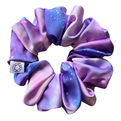 Scrunchie saténová gumička do vlasů - Violetta