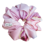 Scrunchie Silky gumička do vlasů - Pink Marble