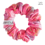 Scrunchie Saténová gumička do vlasů - Pinky Marble