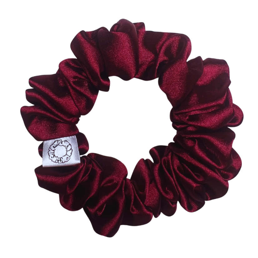 Scrunchie saténová gumička do vlasů - Carmen