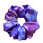 Látková Scrunchie gumička do vlasů - Hortenzie - Velikost gumičky: 👩🏼‍🦱 Lady - vel. ⌀8cm