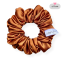 Scrunchie saténová gumička do vlasů - Copper