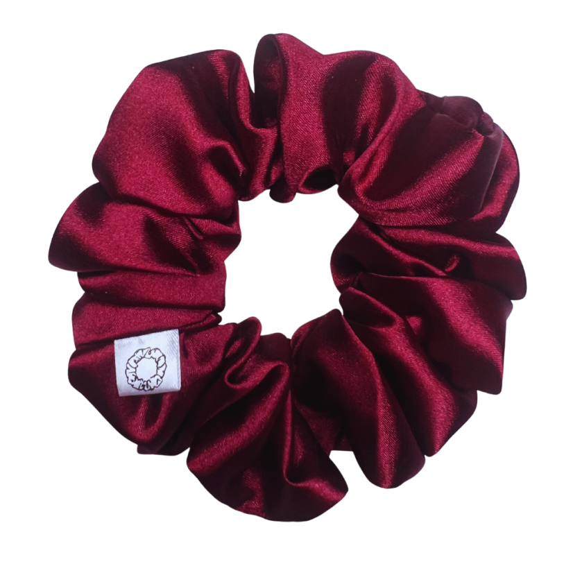 Scrunchie saténová gumička do vlasů - Carmen