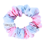 Scrunchie saténová gumička do vlasů - Cotton Candy - Velikost gumičky: 🫅🏻Queen - vel. ⌀15cm