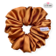 Scrunchie saténová gumička do vlasů - Copper