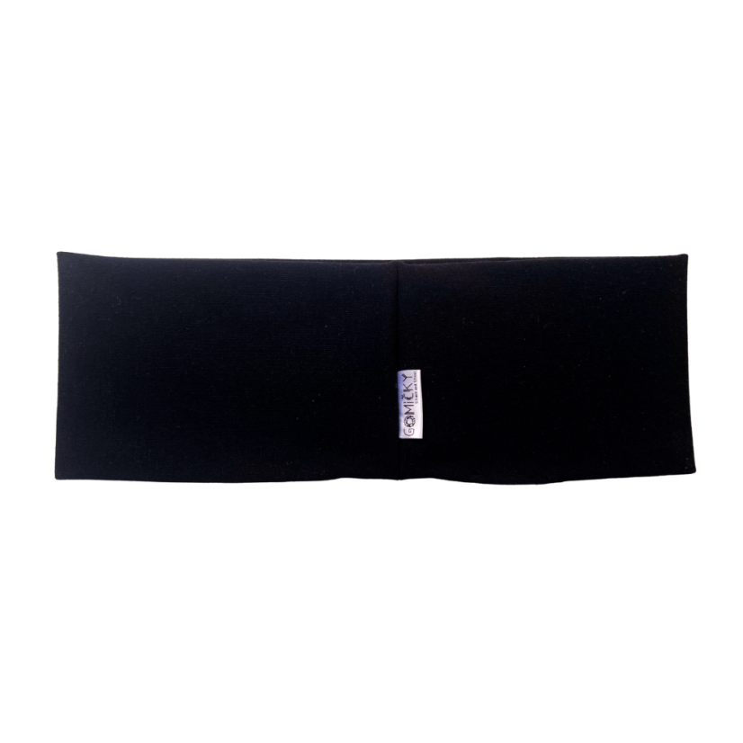 Látková čelenka do vlasů - Noir