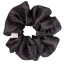 Scrunchie saténová gumička do vlasů - Charcoal - Velikost gumičky: 👸🏼Princess - vel. ⌀12cm