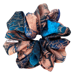 Scrunchie Silky gumička do vlasů - Abyss